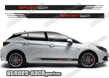 Vauxhall / Opel Astra racing stripes 019