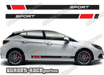 Vauxhall / Opel Astra racing stripes 025