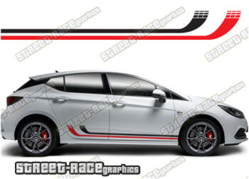 Vauxhall / Opel Astra racing stripes 026