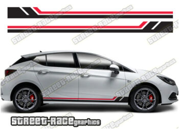 Vauxhall / Opel Astra racing stripes 027