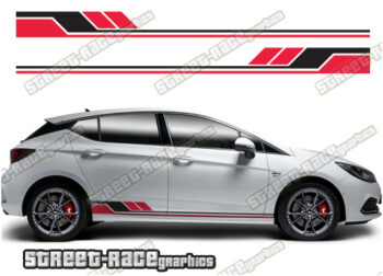 Vauxhall / Opel Astra racing stripes 028