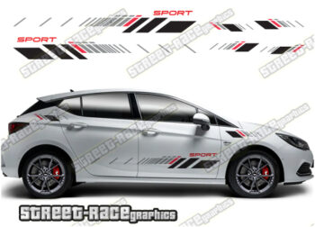 Vauxhall / Opel Astra racing stripes 031