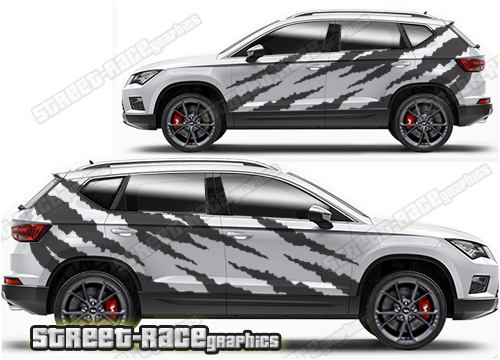 Seat Ateca 014 - Safari ripped graphics