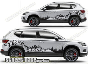 Seat Ateca 018 - Mountain adventure overland graphics