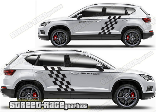 Seat Ateca 020 - Racing Flags