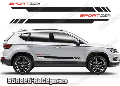 Seat Ateca 057 - racing stripes
