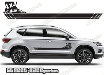Seat Ateca 060 - 4x4 racing stripes