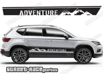 Seat Ateca 062 - mountain adventure racing stripes