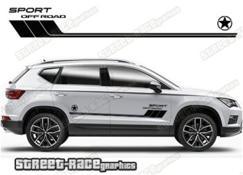 Seat Ateca 065 - off road 4x4 racing stripes