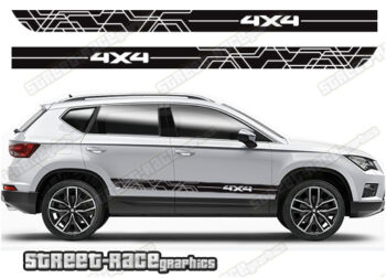 Seat Ateca 068 - 4x4 racing stripes