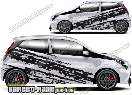 Toyota Aygo large graphics 019 - Ripped