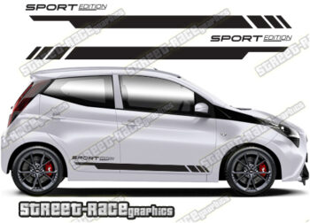 Toyota Aygo racing stripes 032