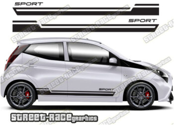 Toyota Aygo racing stripes 039