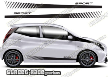 Toyota Aygo racing stripes 041