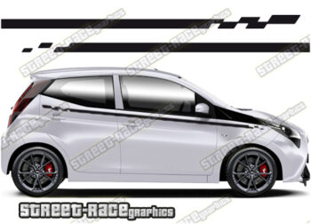 Toyota Aygo racing stripes 042