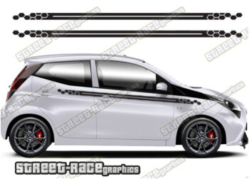 Toyota Aygo racing stripes 043