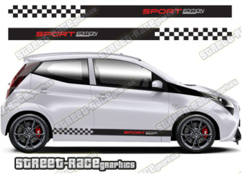 Toyota Aygo racing stripes 047