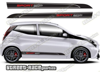 Toyota Aygo racing stripes 048