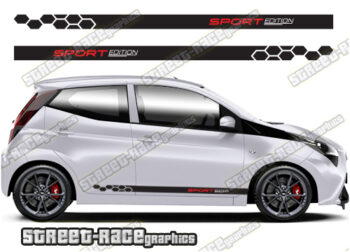 Toyota Aygo racing stripes 050