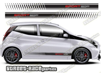 Toyota Aygo racing stripes 051