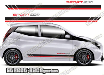 Toyota Aygo racing stripes 052