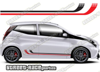 Toyota Aygo racing stripes 056