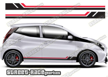 Toyota Aygo racing stripes 057