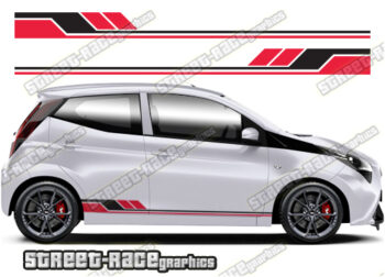 Toyota Aygo racing stripes 058