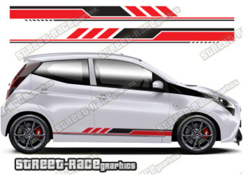 Toyota Aygo racing stripes 059