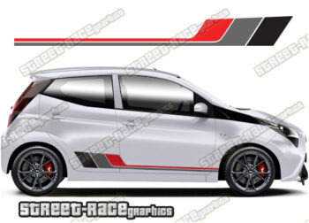 Toyota Aygo racing stripes 060