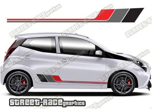 Toyota Aygo racing stripes 060