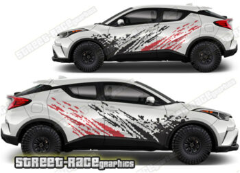Toyota CH-R 001 - mud splatter graphics