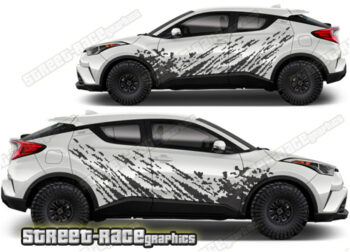 Toyota CH-R 002 - mud splatter graphics