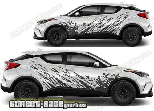 Toyota CH-R 002 - mud splatter graphics