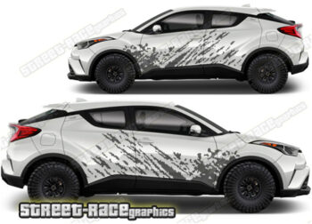 Toyota CH-R 004 - mud splatter graphics