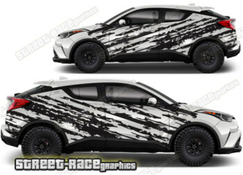 Toyota CH-R 008 - ripped graphics