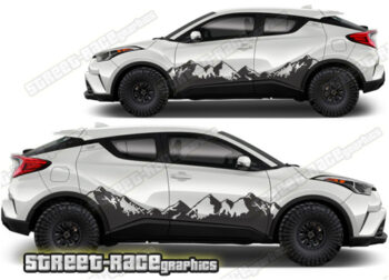 Toyota CH-R 019 - Mountain graphics