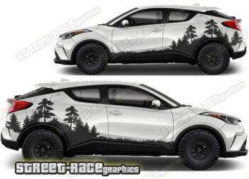 Toyota CH-R 025 - Forest overland graphics