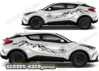 Toyota CH-R 029 - Mountain adventure graphics