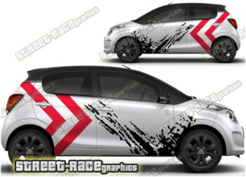 Citroen C1 large graphics 024 - Mud splatter
