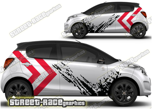 Citroen C1 large graphics 024 - Mud splatter