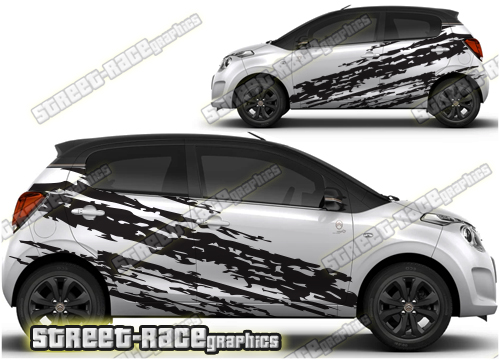 Citroen C1 large graphics 039 - Ripped