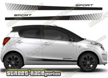 Citroen C1 racing stripes 111