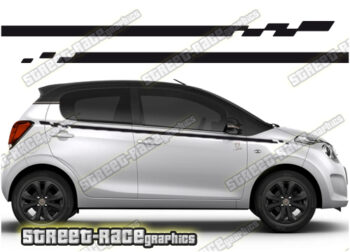 Citroen C1 racing stripes 112