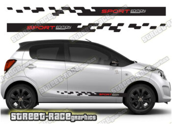 Citroen C1 racing stripes 115
