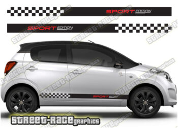 Citroen C1 racing stripes 117