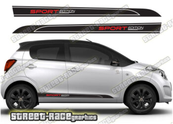 Citroen C1 racing stripes 118