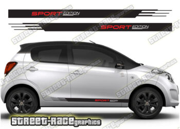 Citroen C1 racing stripes