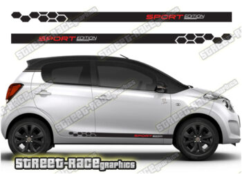 Citroen C1 racing stripes 120