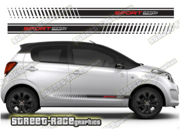 Citroen C1 racing stripes 121